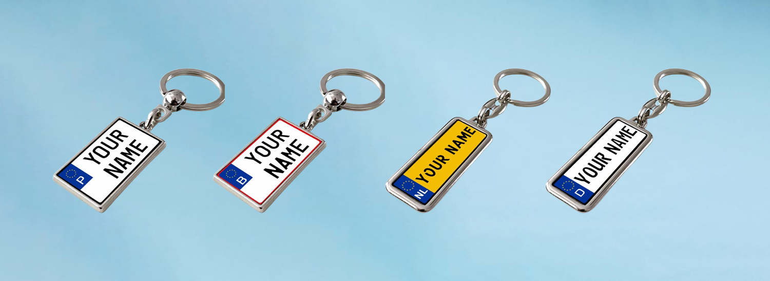 Kenteken Sleutelhangers voor Hem